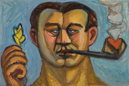 Sample artwork by Yullo Sooster (1924 - 1970), known for painting - View similar artists and auction records
