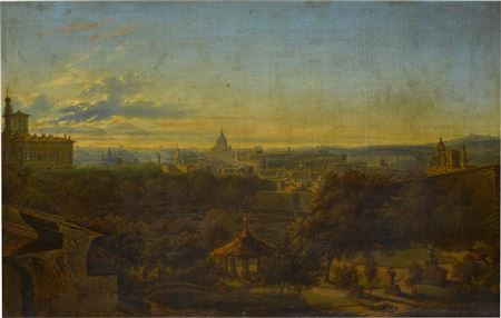 A view of Rome from the Gianicolo