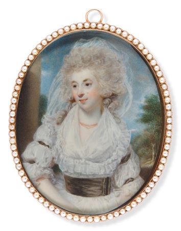 Portrait of Emilia Olivia, 2nd Duchess of Leinster (1759-1798), circa 1785 by James Nixon - Auction record, sale price, and art valuation. Compare with similar artists and explore comparable artworks.