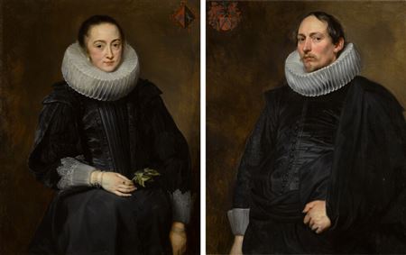 Portrait of Jacob de Witte; Portrait of Maria Nutius (2)