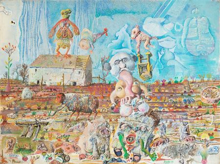 Untitled by Miodrag Djuric Dado - Auction record, sale price, and art valuation. Compare with similar artists and explore comparable artworks.