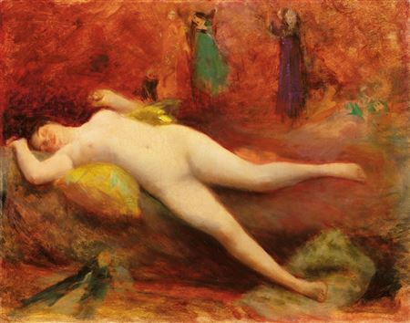 The doll woman by Jean Veber - Auction record, sale price, and art valuation. Compare with similar artists and explore comparable artworks.