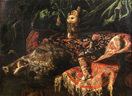 Still life with a boar