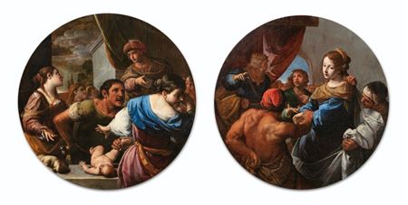 The Judgement of Solomon; Daniel defending Susanna by Alessandro Tiarini - Auction record, sale price, and art valuation. Compare with similar artists and explore comparable artworks.