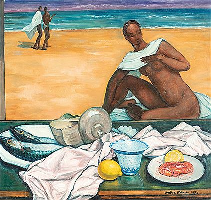 Scène de plage