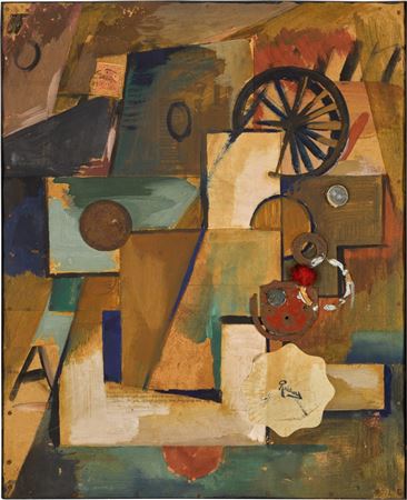 Ohne Titel (Dein Treufrischer) (Untitled (Yours Treufrischer)) by Kurt Schwitters - Auction record, sale price, and art valuation. Compare with similar artists and explore comparable artworks.