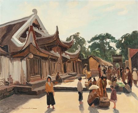 Pagode du village du papier à Hanoi
