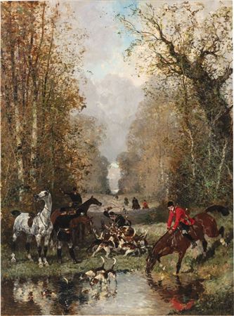 L'Hallali en forêt de Chantilly (Equipage du Duc d'Aumale)