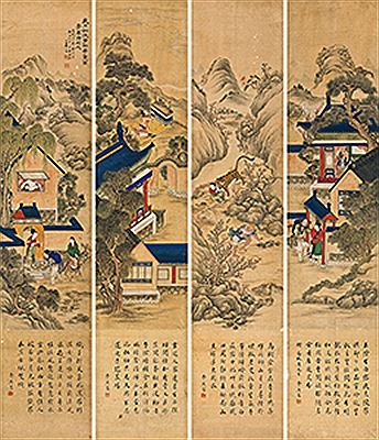 Paintings on the Five Moral Rules