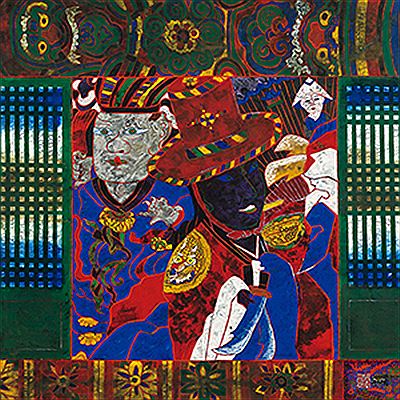 Sample artwork by SaengKwang Park (1904 - 1985), known for richly colored abstract artwork of cultural history of korea - View similar artists and auction records