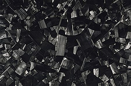 Sample artwork by Lee Bae (Born 1956), known for monochromatic, black and white abstract painting - View similar artists and auction records