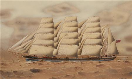 The Wool Clipper Port Jackson of Aberdeen, 1886 by Harold Percival - Auction record, sale price, and art valuation. Compare with similar artists and explore comparable artworks.