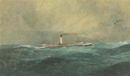 Manly Ferry in Rough Seas
