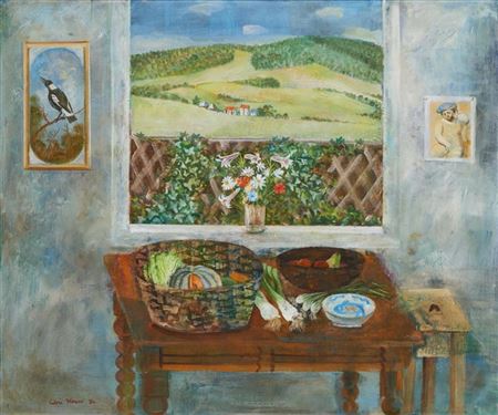 Interior Room Study, 1984 by Cedric Flower - Auction record, sale price, and art valuation. Compare with similar artists and explore comparable artworks.
