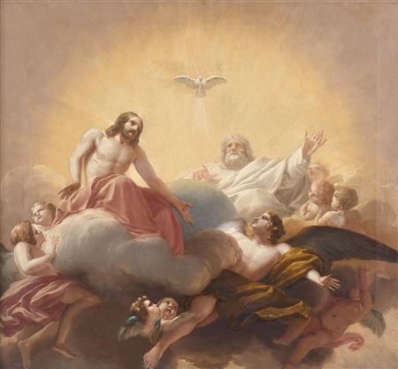 "HOLY TRINITY" (SKETCH FOR THE VAULT OF THE PRESBYTERY OF THE PARISH CHURCH OF SAN GINÉS), 1789.