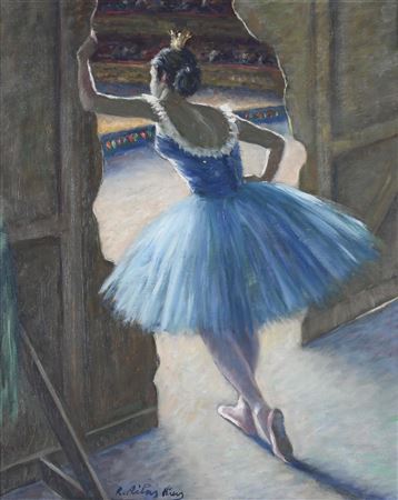 "DANCER AT THE BACKSTAGE".