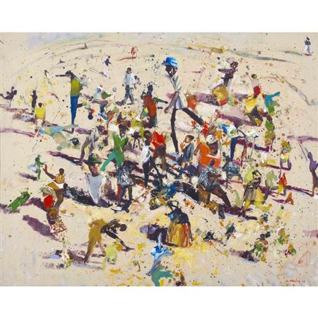 Sample artwork by Nigel Mullins (Born 1969), known for painting - View similar artists and auction records