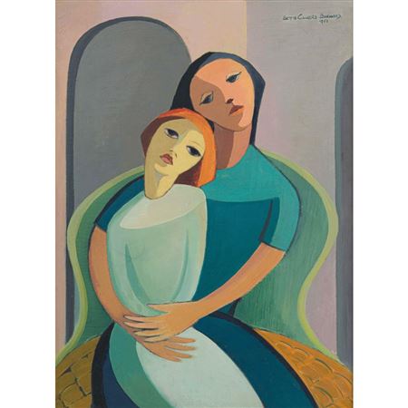 Moeder en Kind (Mother and Child) by Bettie Cilliers-Barnard - Auction record, sale price, and art valuation. Compare with similar artists and explore comparable artworks.