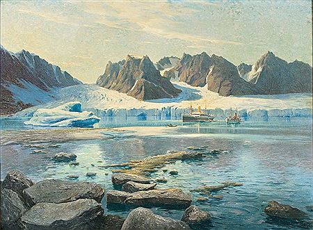 Ships off Spitsberge