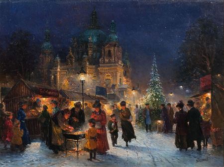 Christmas Market at the Berlin Cathedral.