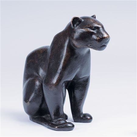A Sitting Jaguar.