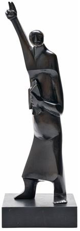 Sample artwork by Sydney Alex Kumalo (1935 - 1988), known for terra cotta symbolic figurative sculpture - View similar artists and auction records