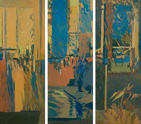 Three Views, triptych