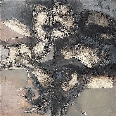 Sample artwork by Antonio Suarez (1923 - 2013), known for abstract art - View similar artists and auction records