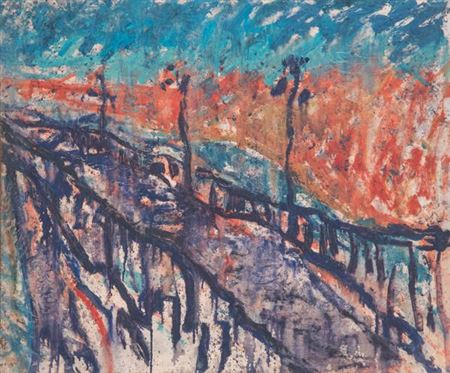 Untitled. Blue bridge