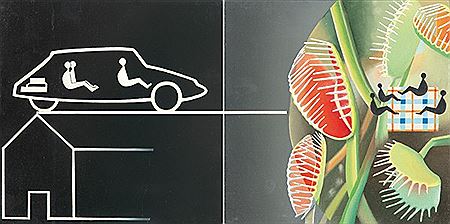 Un día en el campo (diptych)