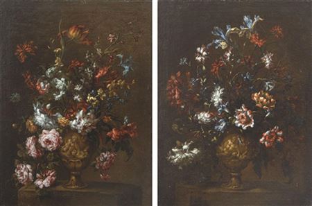 Pair of flower vases by Bartolomeo Perez - Auction record, sale price, and art valuation. Compare with similar artists and explore comparable artworks.