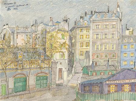 Sample artwork by Julio Caro Baroja (1914 - 1995), known for painting, anthropology, history - View similar artists and auction records