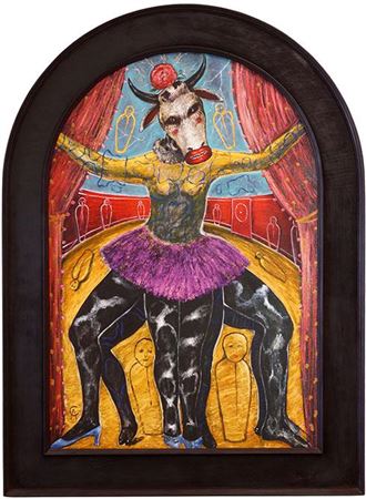 LA VACA LULU by Alejandro Colunga - Auction record, sale price, and art valuation. Compare with similar artists and explore comparable artworks.