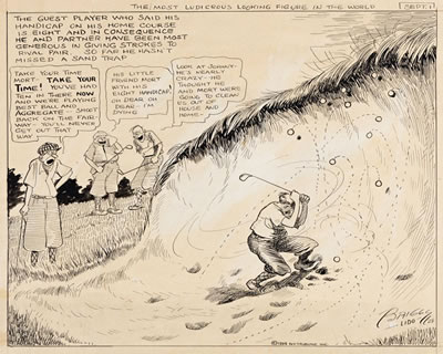 Sample artwork by Clare Briggs (1875 - 1930), known for cartoonist-social genre - View similar artists and auction records