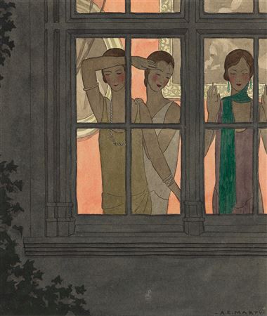 "Les dames n'avaient pas osé se risquer dehors..."