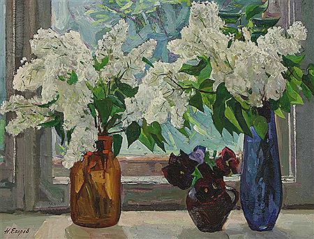 Sample artwork by Evgeniy Pavlovich Egorov (1917 - 1998), known for painting - View similar artists and auction records