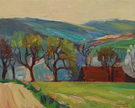 The villa near Kraków by Marek Niedojadlo - Auction record, sale price, and art valuation. Compare with similar artists and explore comparable artworks.