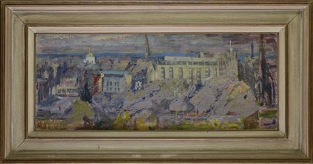'Autumn Sun and Storm, Prince's Street, Edinburgh by Margaret Thomas - Auction record, sale price, and art valuation. Compare with similar artists and explore comparable artworks.