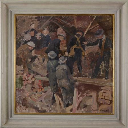 ARPs in Rubble, 1944