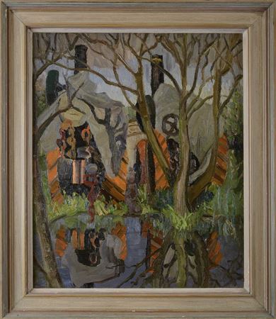 Sample artwork by Lucy Harwood (1893 - 1972), known for post-impressionism, landscapes, portraits - View similar artists and auction records
