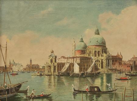 Sample artwork by Alberto Terrini (19/20th century), known for land-and townscape paintings - View similar artists and auction records