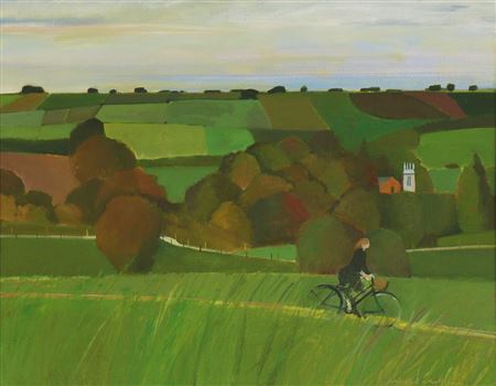 Girl on a Bicycle by Michael Whittlesea - Auction record, sale price, and art valuation. Compare with similar artists and explore comparable artworks.