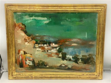 Abstract Landscape by Mordechai Avniel - Auction record, sale price, and art valuation. Compare with similar artists and explore comparable artworks.