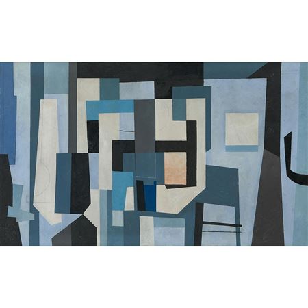 Sample artwork by Jules Engel (1909 - 2003), known for animator, producer, film director, painting - View similar artists and auction records
