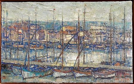 Vue de Port Honfleur by Joe Lefur - Auction record, sale price, and art valuation. Compare with similar artists and explore comparable artworks.