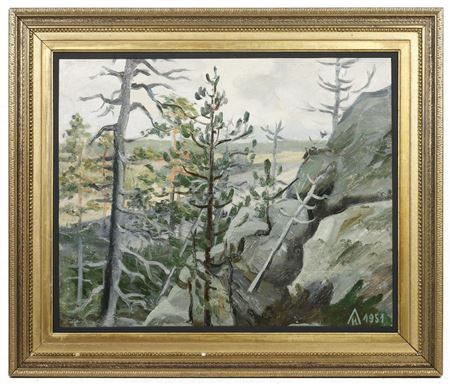 Rugged Piney Cliffside Overlooking a River by Irina Igorevna Lavrova - Auction record, sale price, and art valuation. Compare with similar artists and explore comparable artworks.