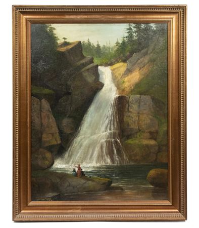 "Glen Ellis Falls" by Samuel Griggs - Auction record, sale price, and art valuation. Compare with similar artists and explore comparable artworks.