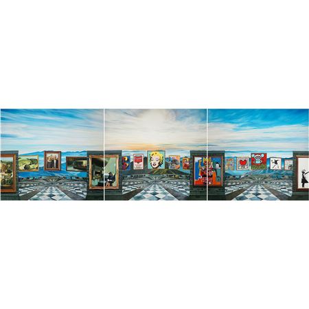 THE TOPS ADMIRE GRANT WOOD, HOOPER, BASQUIAT, KEITH HARING AND BANKSY by Gully - Auction record, sale price, and art valuation. Compare with similar artists and explore comparable artworks.