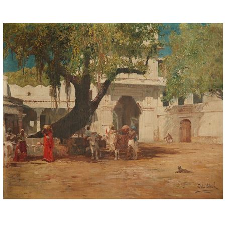 Sample artwork by John Gleich (1879 - 1927), known for indian figure - View similar artists and auction records