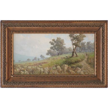 Sicilian landscape with characters